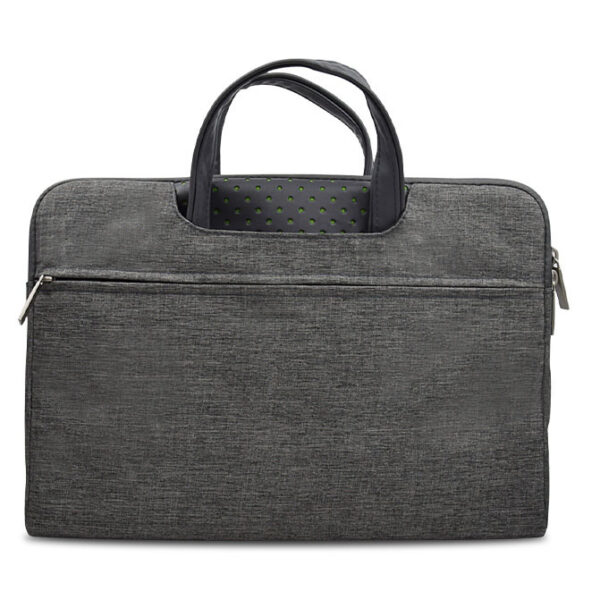 dark gray laptop bag
