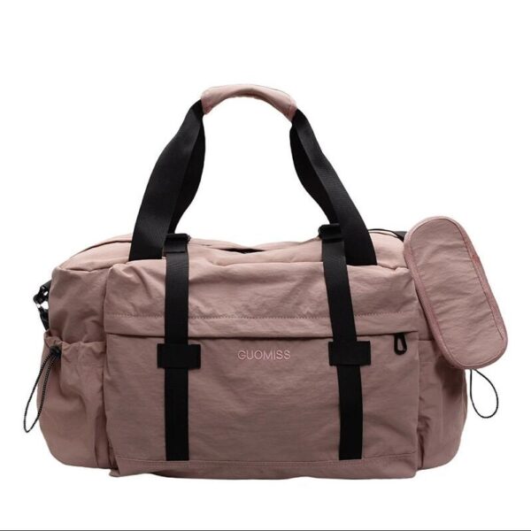 Large Capacity Fitness Bag Short Trip Shoulder Bag Travel Handbag - Image 4